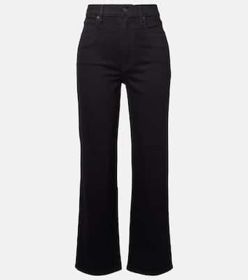 Mid-Rise Cropped Straight Jeans London | Slvrlake