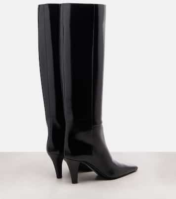 Jill 75 leather knee-high boots | Saint Laurent