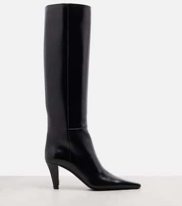 Jill 75 leather knee-high boots | Saint Laurent