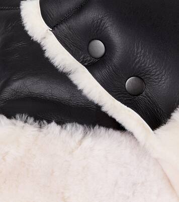 Buggy shearling mittens | Binibamba