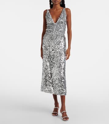 Cocktailkleid mit Pailletten | Dolce&Gabbana