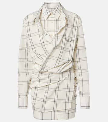 Checked cotton minidress  | The Attico