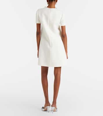 Crepe Couture bow-detail embellished minidress | Valentino