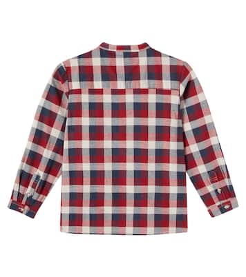 Willum checked cotton shirt | Wheat