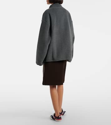 Oversize-Jacke aus Fleece | Miu Miu