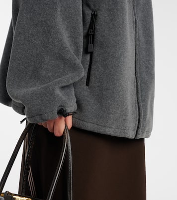 Oversize-Jacke aus Fleece | Miu Miu