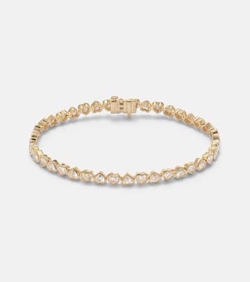 18kt gold bracelet with diamonds | Shay Jewelry