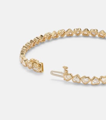 18kt gold bracelet with diamonds | Shay Jewelry