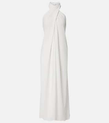 Stella sheer halterneck maxi dress | Jade Swim