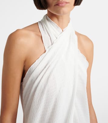 Stella sheer halterneck maxi dress | Jade Swim