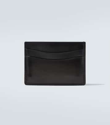 Bambou leather card holder in black - Berluti | Mytheresa