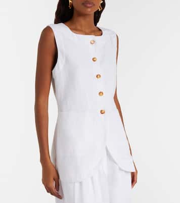 Emma linen vest | Posse