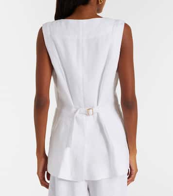 Emma linen vest | Posse