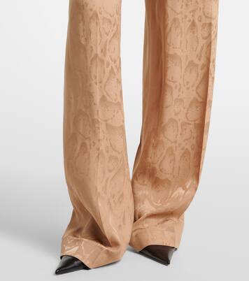 Silk-blend wide-leg pants | Stella McCartney
