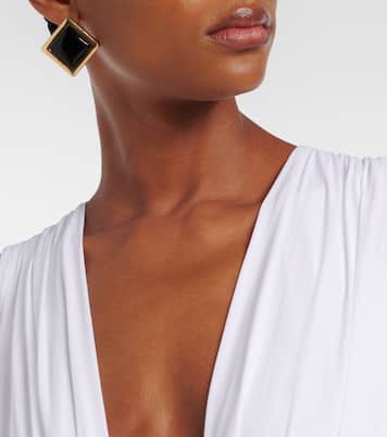 Embellished jersey maxi dress | Balmain