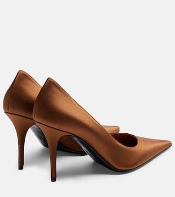 Barbara satin pumps | Amina Muaddi