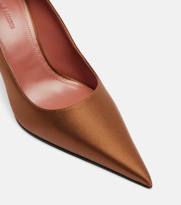 Barbara satin pumps | Amina Muaddi
