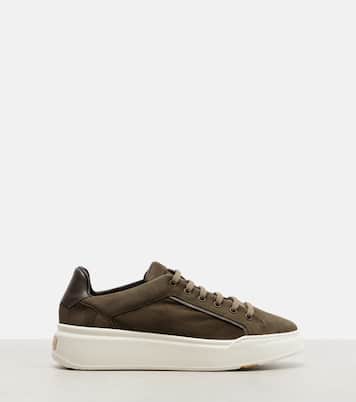Suede platform sneakers | Max Mara