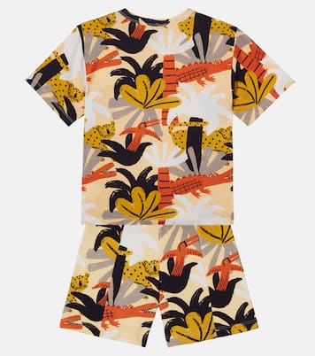 Ensemble t-shirt et short imprimé en coton | Fábula