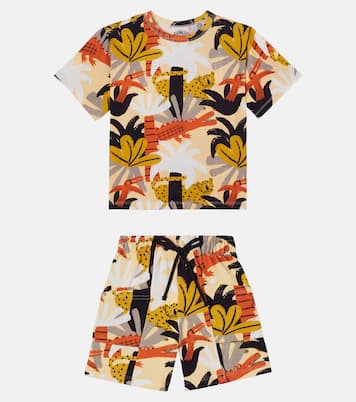 Ensemble t-shirt et short imprimé en coton | Fábula