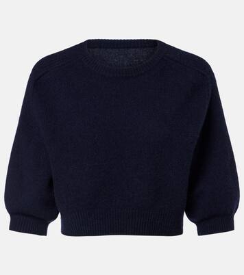 Jersey cropped Lorelai de lana y cachemir | Khaite