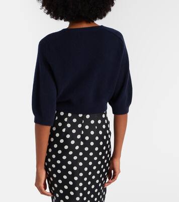 Jersey cropped Lorelai de lana y cachemir | Khaite