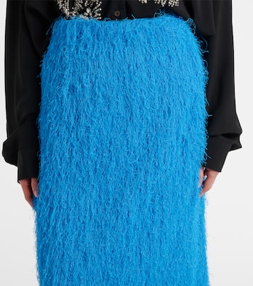 Jupe midi à franges | Dries Van Noten