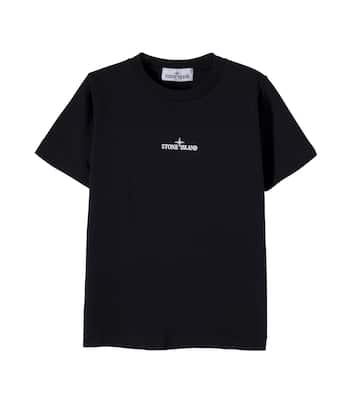 Logo cotton jersey T-shirt | Stone Island Junior