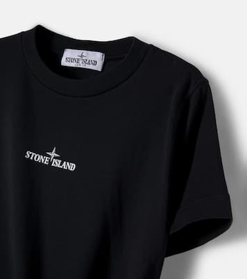 Logo cotton jersey T-shirt | Stone Island Junior