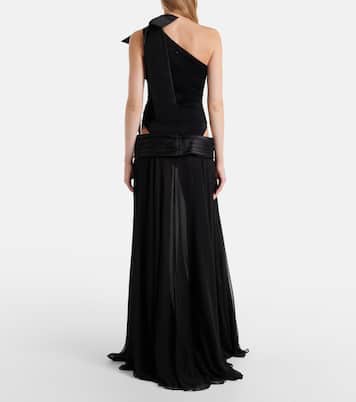 Abito lungo monospalla con cut-out | The New Arrivals Ilkyaz Ozel