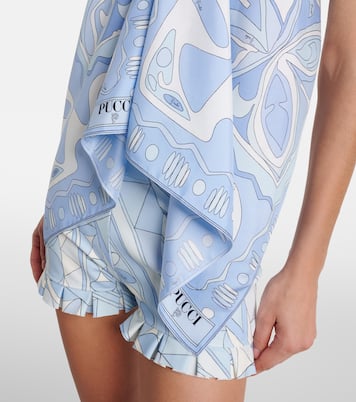 Angoli silk twill top | Pucci