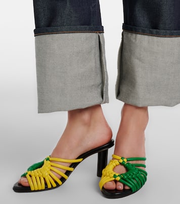 Plot woven leather mules | JW Anderson