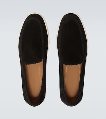 Slip-Ons Galleria 3 aus Veloursleder | Giorgio Armani