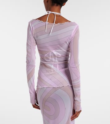 Iride tulle top | Pucci