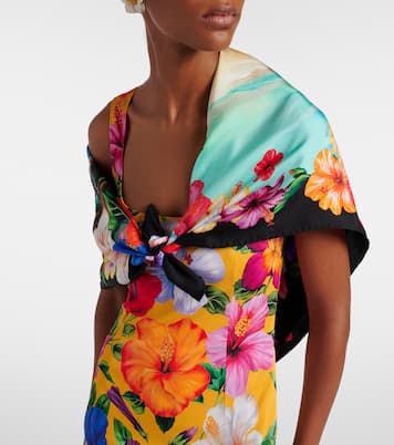 Printed silk twill scarf | Dolce&Gabbana