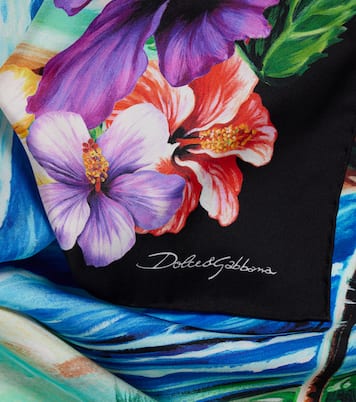 Printed silk twill scarf | Dolce&Gabbana