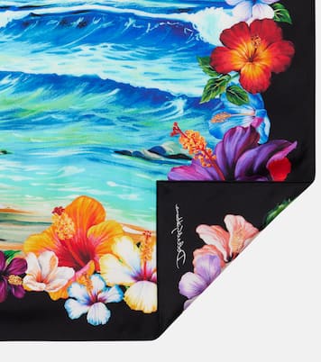 Printed silk twill scarf | Dolce&Gabbana