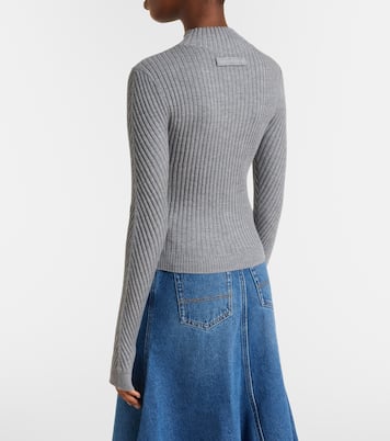 Georgia ribbed-knit wool top | Victoria Beckham
