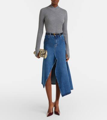 Georgia ribbed-knit wool top | Victoria Beckham