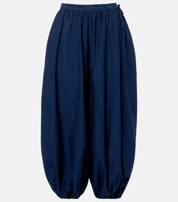 Belted cotton and silk balloon pants | Polo Ralph Lauren