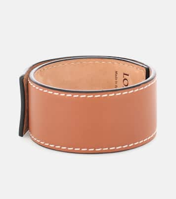 Bracelet Anagram en cuir embossé | Loewe