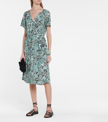 Robe portefeuille Rona à fleurs | Velvet