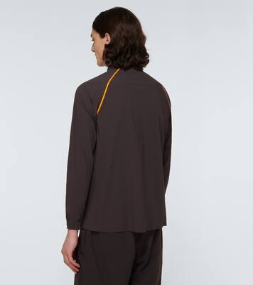 Taped Ultrasound long-sleeved polo | GR10K
