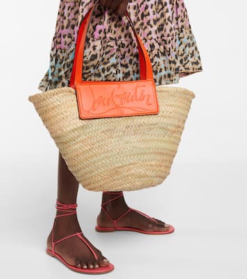 Shopper Loubishore in foglie di palma | Christian Louboutin