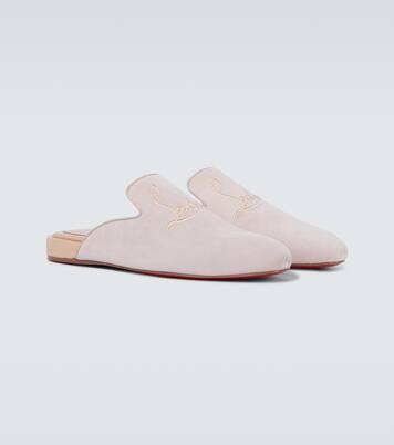 Navy Coolito Flat mules | Christian Louboutin