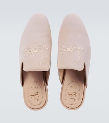Navy Coolito Flat mules | Christian Louboutin
