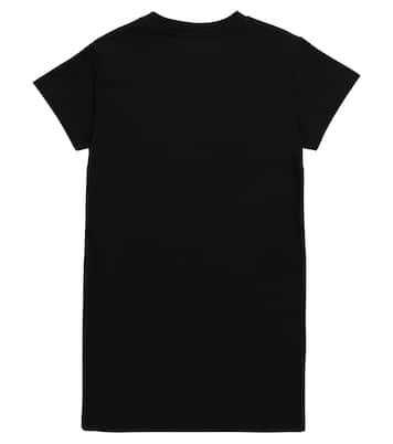 Robe t-shirt en coton à logo | Balmain Kids