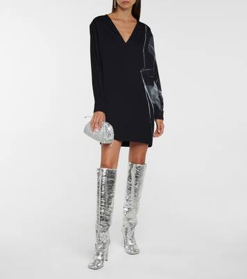 Robe imprimée en crêpe | Dries Van Noten