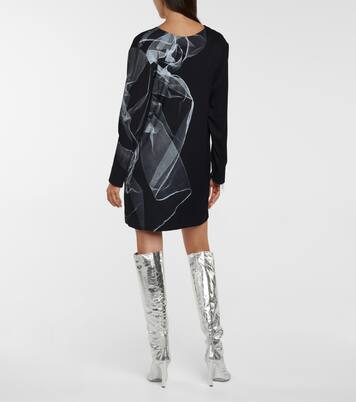 Robe imprimée en crêpe | Dries Van Noten