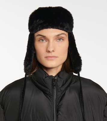 Bibiana cotton velvet hat | Maison Michel